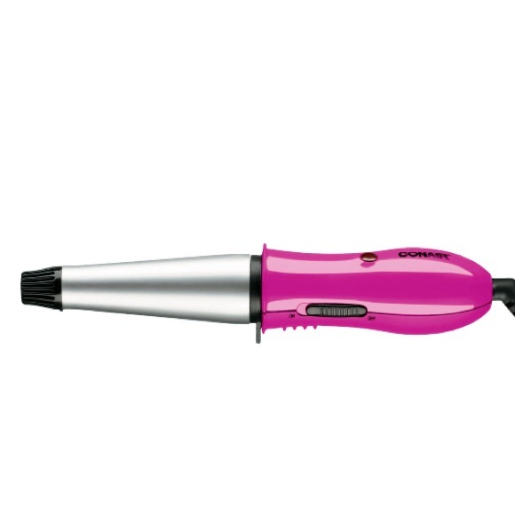 Conair Mini YOU Curl Ceramic Clipless Curler with Zebra Protective Case Like New - Picture 3 of 8